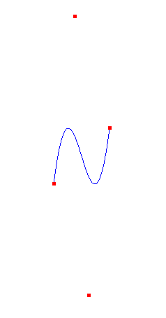 a cubic Bezier curve