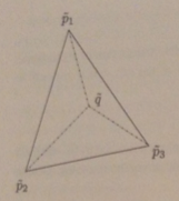 Point inside a triangle