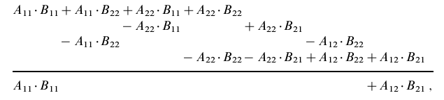Verifying the equation of C_(11)