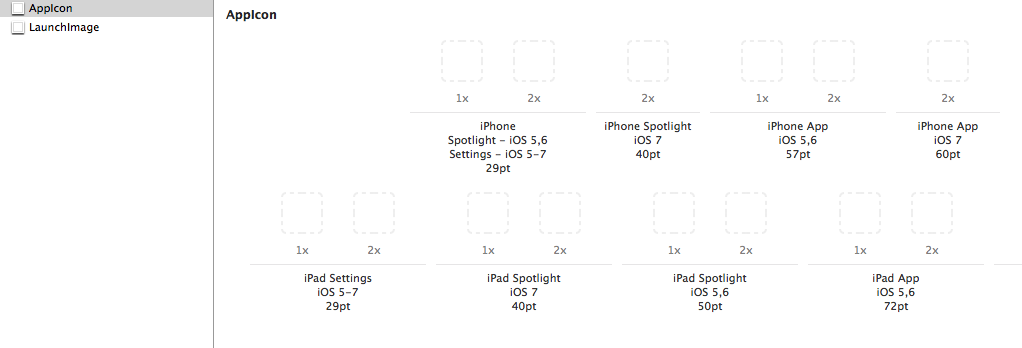 App Icon Image set in Xcode