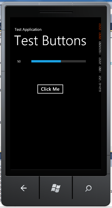 Portrait Screenshot of Phone 7 app