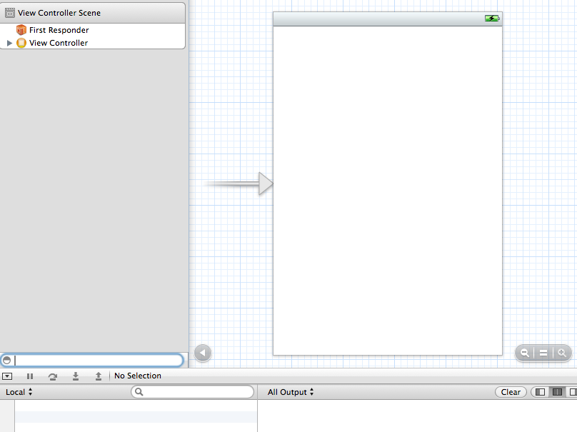 An image of Interface Builder.