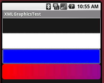 Image of a four ovals with different borders