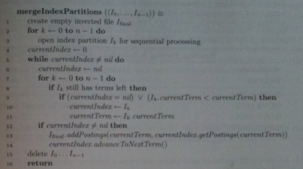 Merge Partition pseudo-code