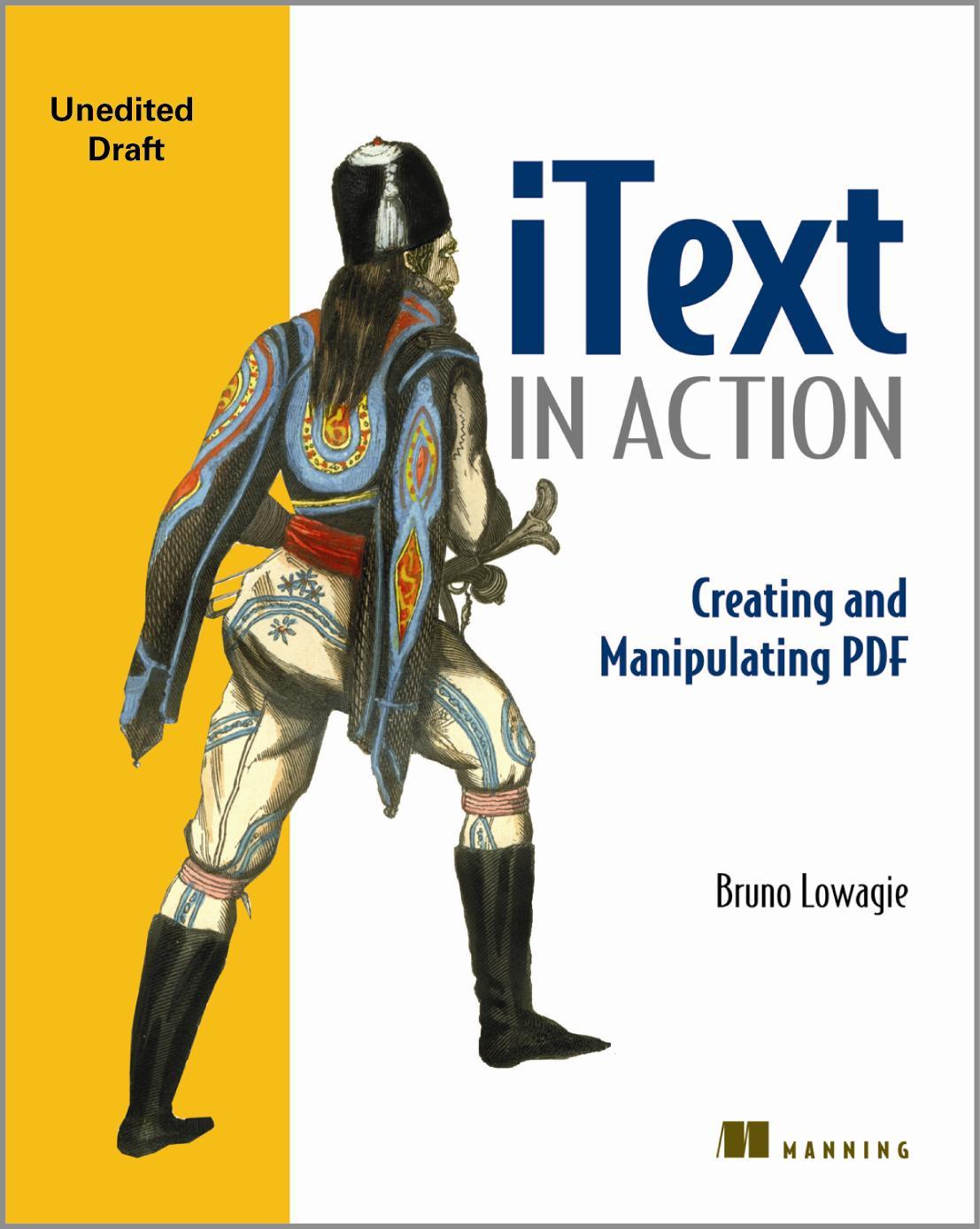 the cover of iText ebook was extracted