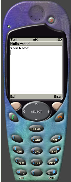 Asking User to enter his or her name