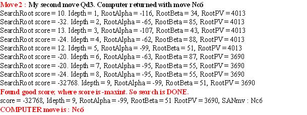 GNUchess Output2