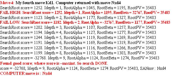 GNUchess Output4