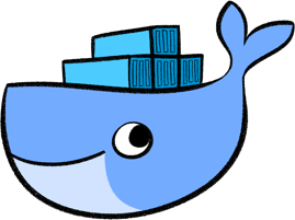 cute whale carrying container