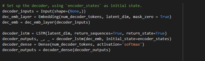 Model decoder implementation