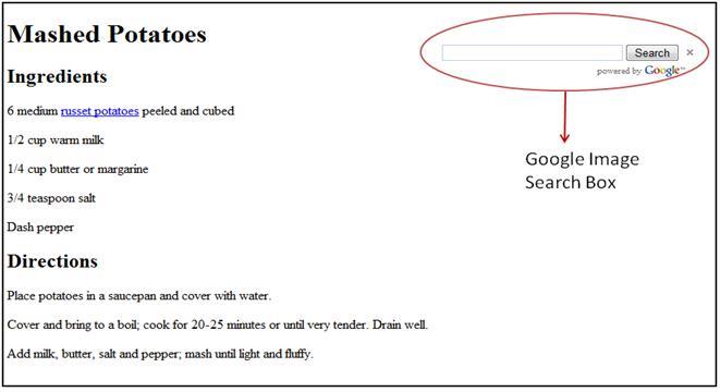 Recipe Description Page