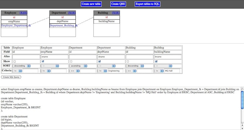 Automatic creation of foreign key