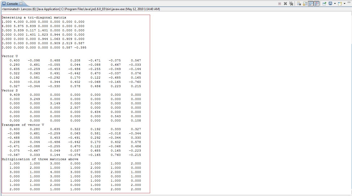 output of deliverable 3