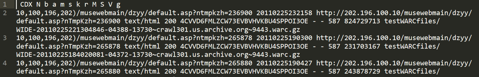 picture of cdx file format