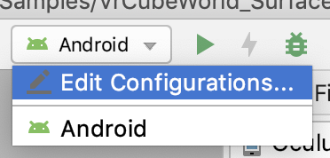 Edit Configuration