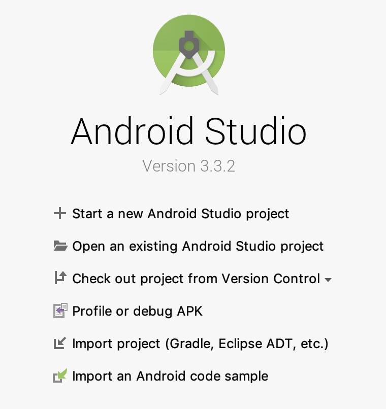 Android Studio Open an Existing Project