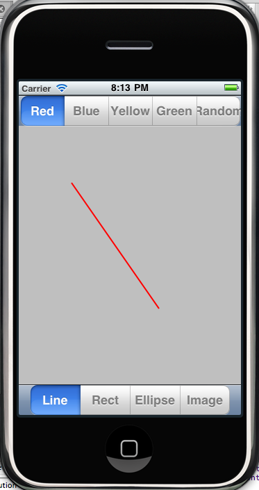 A screenshot of the Quart Test app