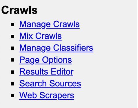 Crawl Activities