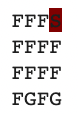 This image shows a 4x4 grid, start position top right, goal position bottom right.